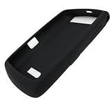 Black Silicone Skin Cover Case for Blackberry 9530 9500 Storm Thunder