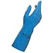 MAPA Eco-Food 176 Natural Latex Glove, Work, 0.014" Thickness, 12-1/2" Length, Size 9, Blue (Bag of 12 Pairs)
