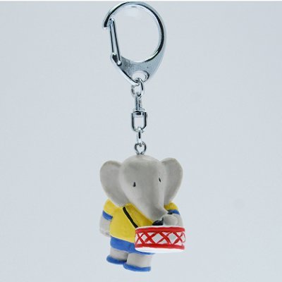 Plastoy - Porte-clés - Babar : Pom et son tambour