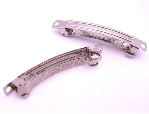 2'' (50mm) Double Locking French Barrette Clips - 48 Pieces