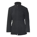 Maxam Ladies Black Genuine Suede Leather Jacket XXL (18-20)