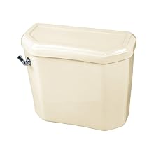 American Standard 4281.014.222 Townsend and Doral Classic Champion 4 Tank with Coupling Components, Linen (Tank Only)