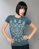 Obey The Academy T-Shirt in Teal,T-shirts for Women