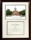 Ohio State Buckeyes Framed Scholar Diploma Frame with Lithograph