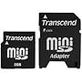 Transcend - Flash memory card ( SD adapter included ) - 2 GB - 45x - miniSD