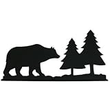 VWI MB-83 Bear/Pines Mail Box Topper Powder Metal Coated