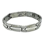 Stainless Steel Celtic Design Link Men
