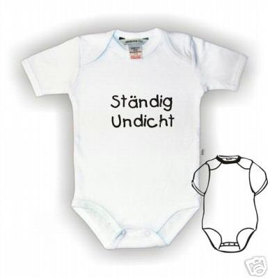 Body Baby mit Druck STÄNDIG UNDICHT 150030