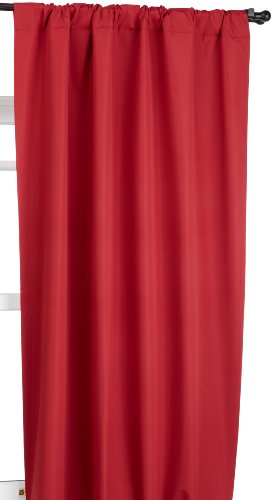 Eclipse Microfiber 42-Inch by 95-Inch Backout Window Panel, Red