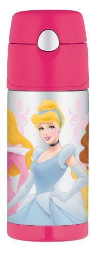 Thermos Funtainer Bottle, Disney Princess, 12 Ounce