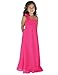 Fashion Plaza Girl's Chiffon Sheath/Column One Shoulder Bridesmaid Dress K0092