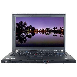 Lenovo ThinkPad T61 Marrow 2 Duo T7300 2.0GHz 2GB 80GB CDRW/DVD 14.1 Notebook Windows 7 Home ground Premium w/6-Cell Battery