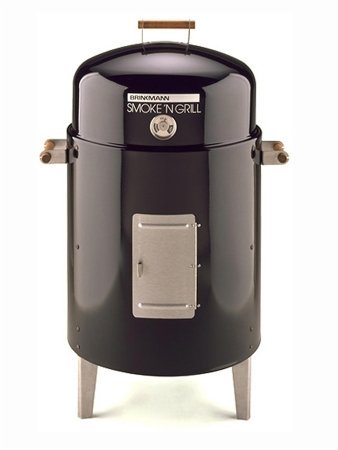 Brinkmann 810-5301-6 Charcoal Grill and Smoker, Black