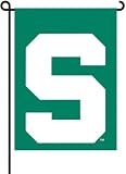 Michigan State Spartans 2-Sided Garden Flag Set W/ #11213 Garden Pole - NCAA