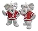 Alabama Crimson Tide Porcelain 2 Piece Ornament Set
