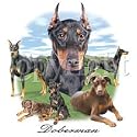 Doberman Adult Long Sleeve T-Shirt