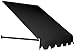 Awntech 10-Feet Dallas Retro Window/Entry Awning, 24-Inch Height by 36-Inch Diameter, Black
