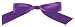 Self Adhesive Satin Bows 5/8 W x 4 1/2 L Purple (50 Bows)