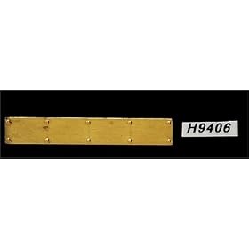 Dollhouse Miniature Door Kick Plate by Dijon Miniatures