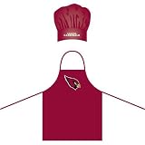Arizona Cardinals Nfl Barbeque Apron And Chefs Hat