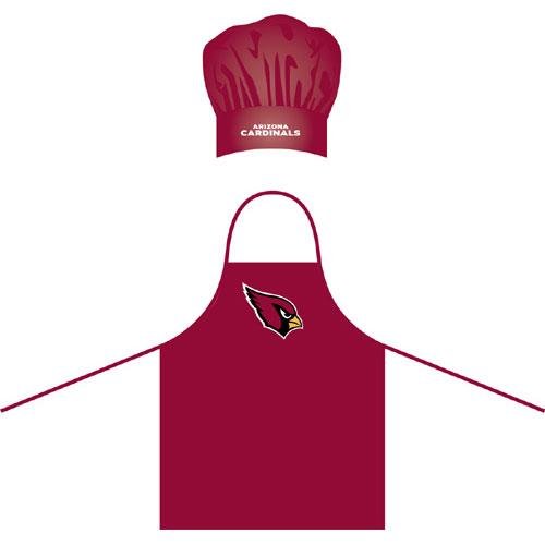 Arizona Cardinals Nfl Barbeque Apron And Chefs Hat