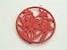 Stow 3853 Cast Iron Round Trivet Red