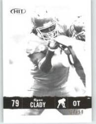 2008 Sage HIT Make Ready Black #79 Ryan Clady - Denver Broncos (RC - Rookie Card Parallel - Serial #d to 50)(Football Cards)