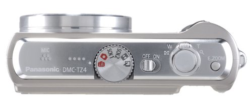 Panasonic Lumix DMC-TZ4S 8.1MP Digital Camera with 10x Wide Angle MEGA Optical Image Stabilized Zoom (Silver) image