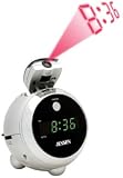 Jense AM/FM Projection Clock Radio - Silver (JCR-222)