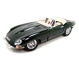 1961 Jaguar E Type Green 1:18 Diecast Model