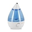 Crane 2.3 Gallon COOL Mist humidifier, White and Blue