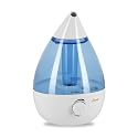 Crane 2.3 Gallon COOL Mist humidifier, White and Blue