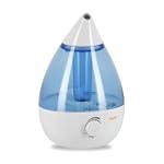 Crane 2.3 Gallon COOL Mist humidifier, White and Blue
