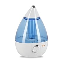 Buy Crane 2.3 Gallon COOL Mist humidifier Crane 2.3 Gallon COOL Mist humidifier, White and Blue