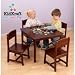 KidKraft Farmhouse Table and Chair Set Pecan