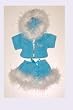 Blue Princess Sparkle Dress Clothing Fits 8"-10" Most Webkinz, Shining Star and 8"-10" Make Your Own Stuffed Animals and Build-a-bear