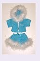 Teal Hoodie with Skirt for Webkinz