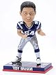 New England Patriots Tedy Bruschi Forever Collectibles Photo Base Bobble Head - Football Sports Merchandise