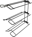 Abetta 3 Tier Wall Saddle Rack - Black - 22 X 9 1/2 X 21 1/2