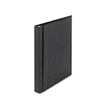 Horizontal Easel Ring Binder, 8-1/2 x 11 Sheets, 1in Rings, Black