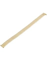 Timex Womens Q7B752 Gold Plated Stainless Steel Expansion 10-12mm Replacement Watchband