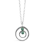 Circle of Life Green Turquoise Necklace