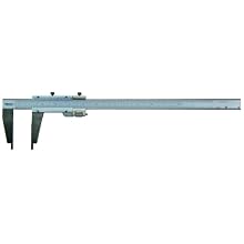 Mitutoyo Vernier Caliper, With Nib Jaws and Fine Adjustment, Inch