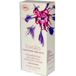 L'uvalla Certified Organic Regenerating Age-Defying Day Night Cream -- 1.4 oz