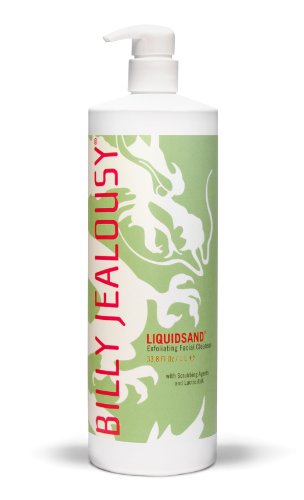 Billy Jealousy LiquidSand Exfoliating Facial Cleanser, 33 Ounce