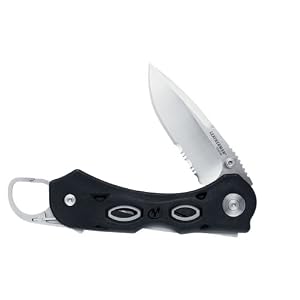 Leatherman 830501 K501X Lockback Folding Knife With Partially Serrated Edge by 