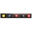 Billiards Coat Rack Dark Mahogany Finish