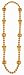 36 Basketball Beads (Orange)