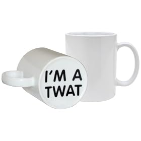 Thumbs Up Surprise Mug I'm a Twat