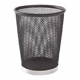 Pencil Holder, Wire Mesh, 4-3/10x5-2/5x4-3/10, Black/Silver, 12/Box ROL82406